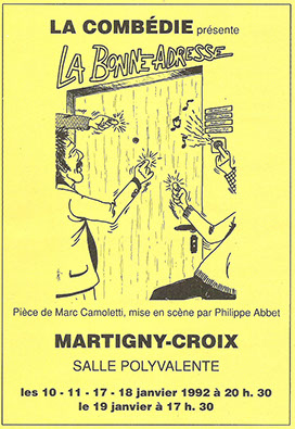 1992 – LA BONNE ADRESSE