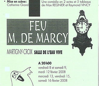 2008 – FEU M. DE MARCY